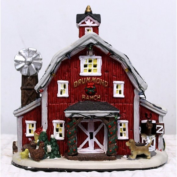 The Pioneer Woman Holiday The Pioneer Woman Drummond Ranch Barn Holiday Village Light Up